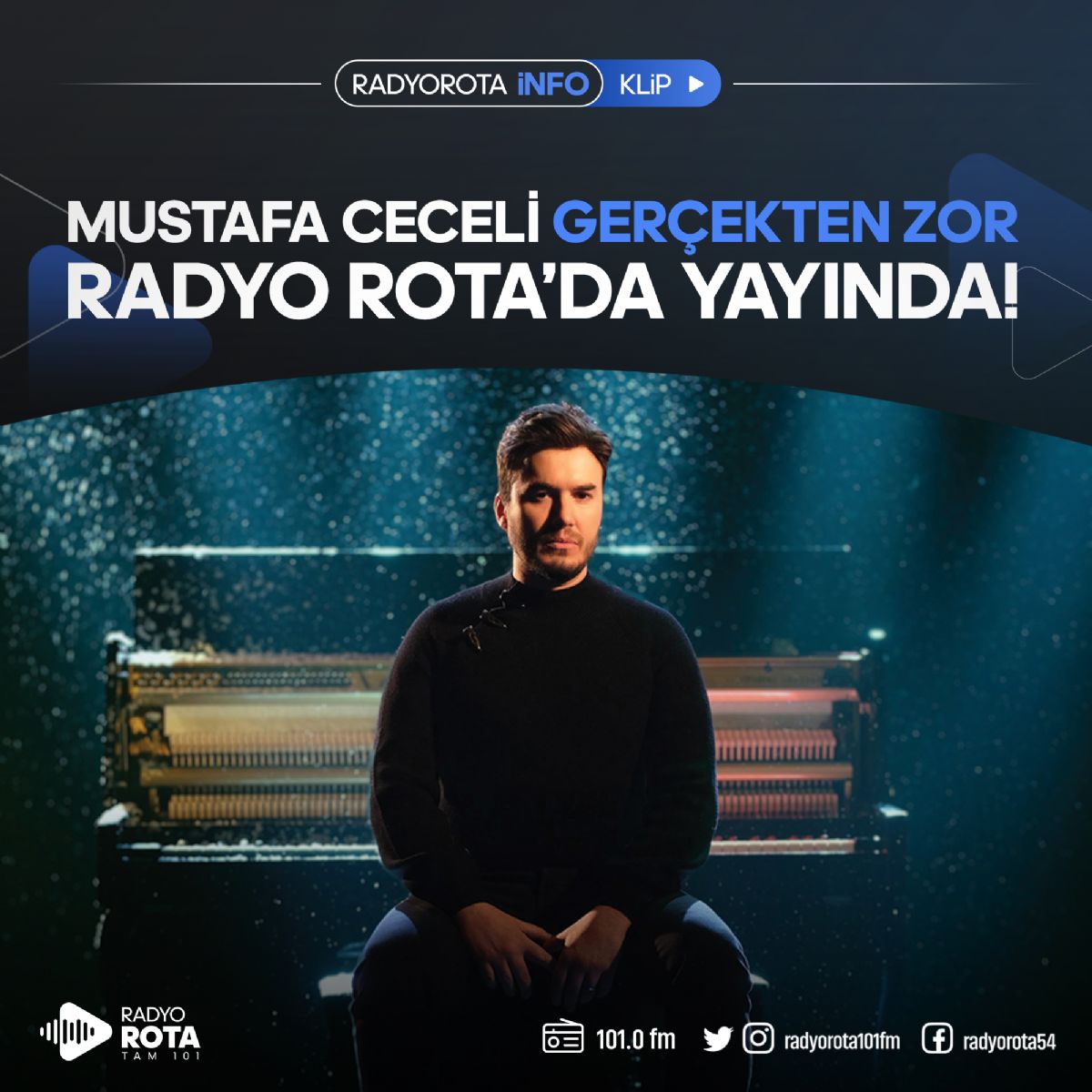 Mustafa Ceceli 'Gerekten Zor' Radyo Rota'da Yaynda!